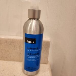 MUK curly hair leave in conditioner/styling cream - brand new unused